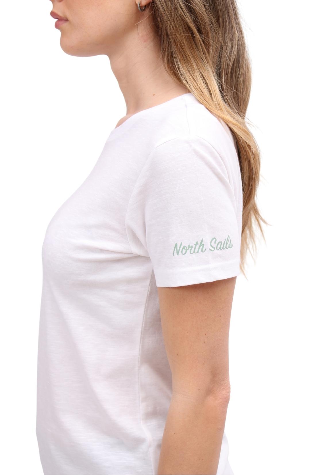 NORTH SAILS - Women's T-shirt in pure organic slub cotton  - Size XL