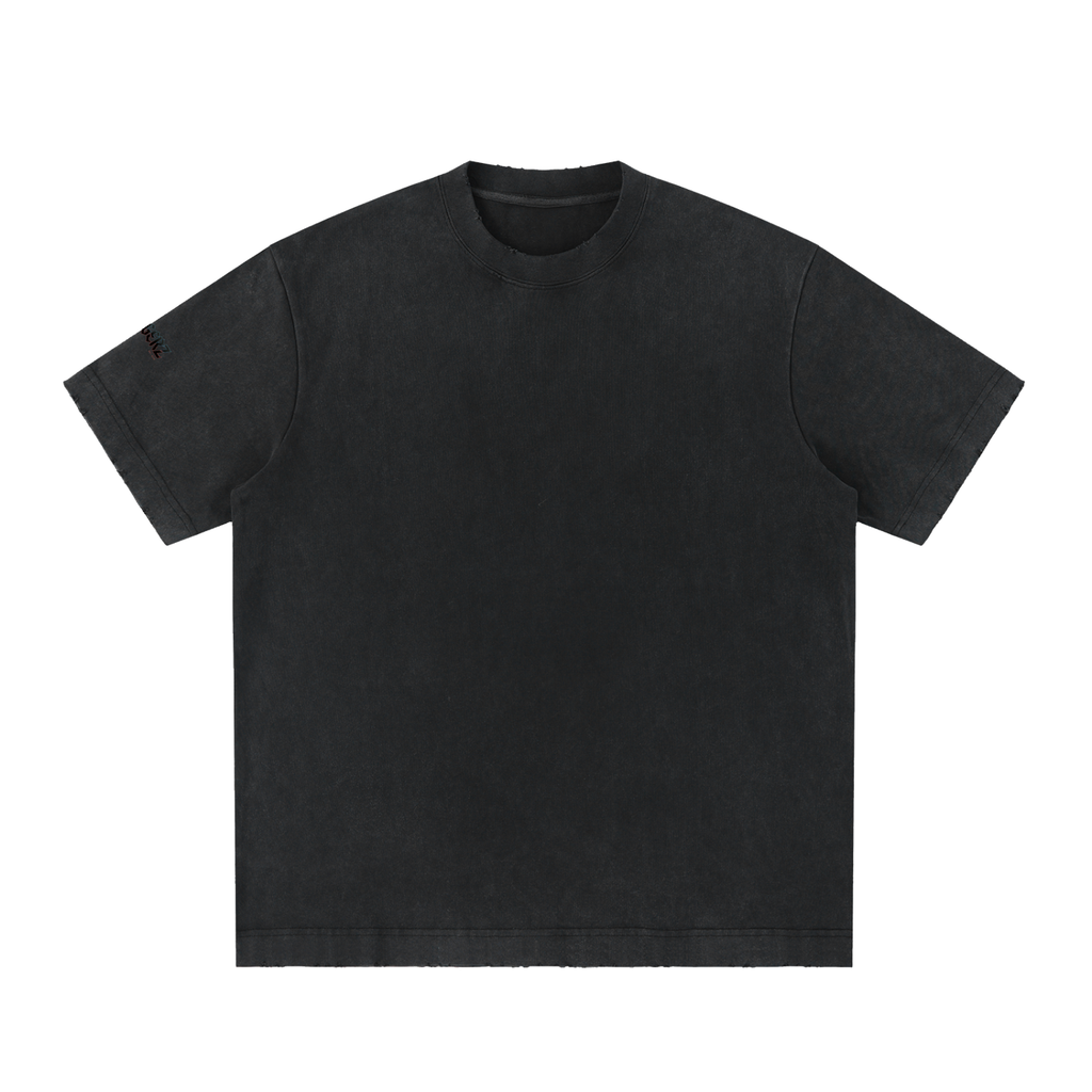 Heavyweight Vintage Washed Frayed T-Shirt