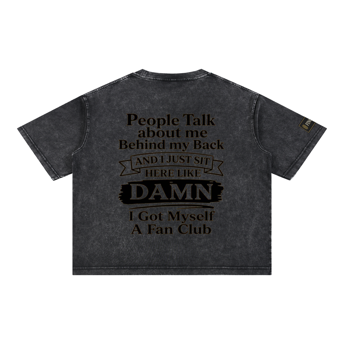 Mineral Wash Boxy Cotton T-Shirt