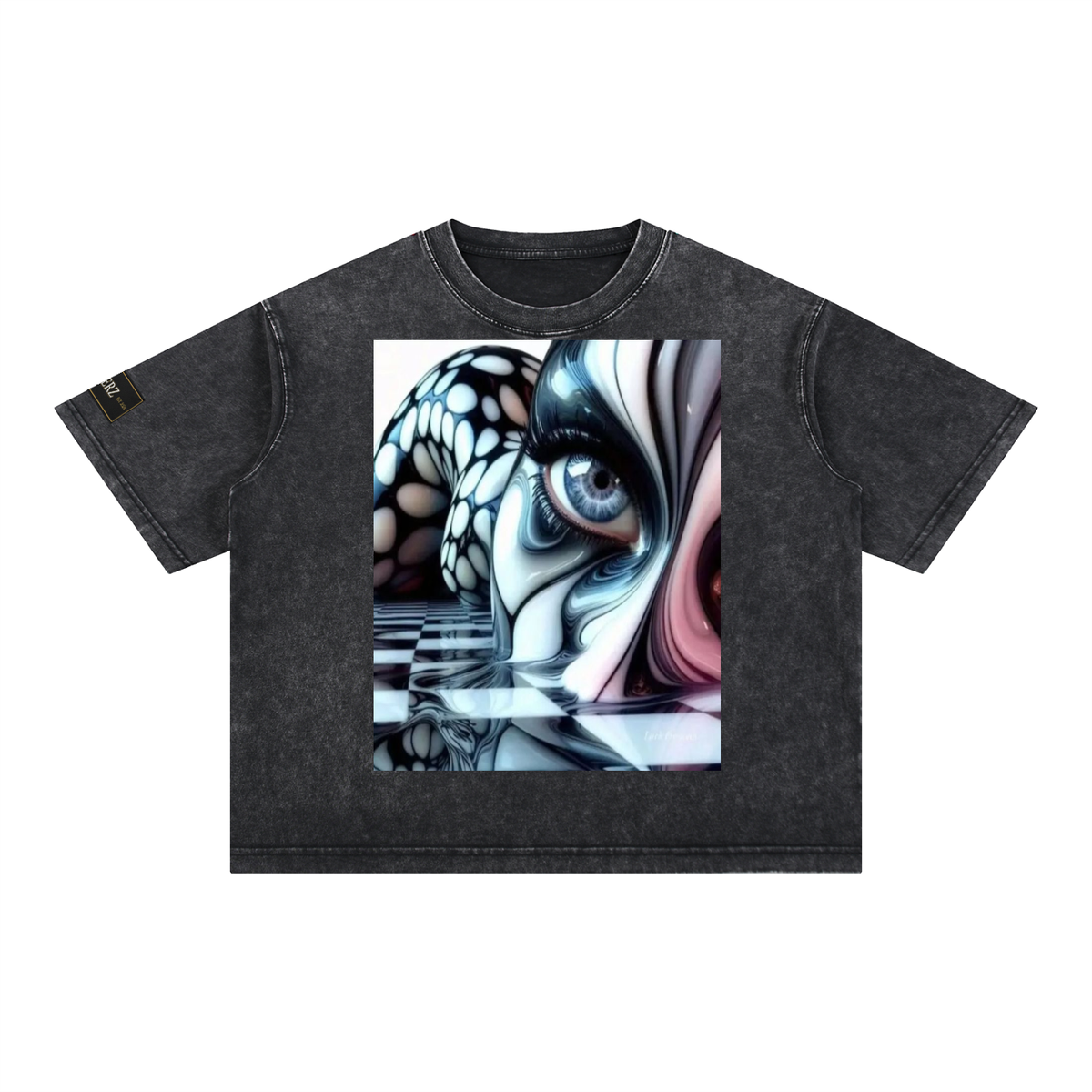 Mineral Wash Boxy Cotton T-Shirt
