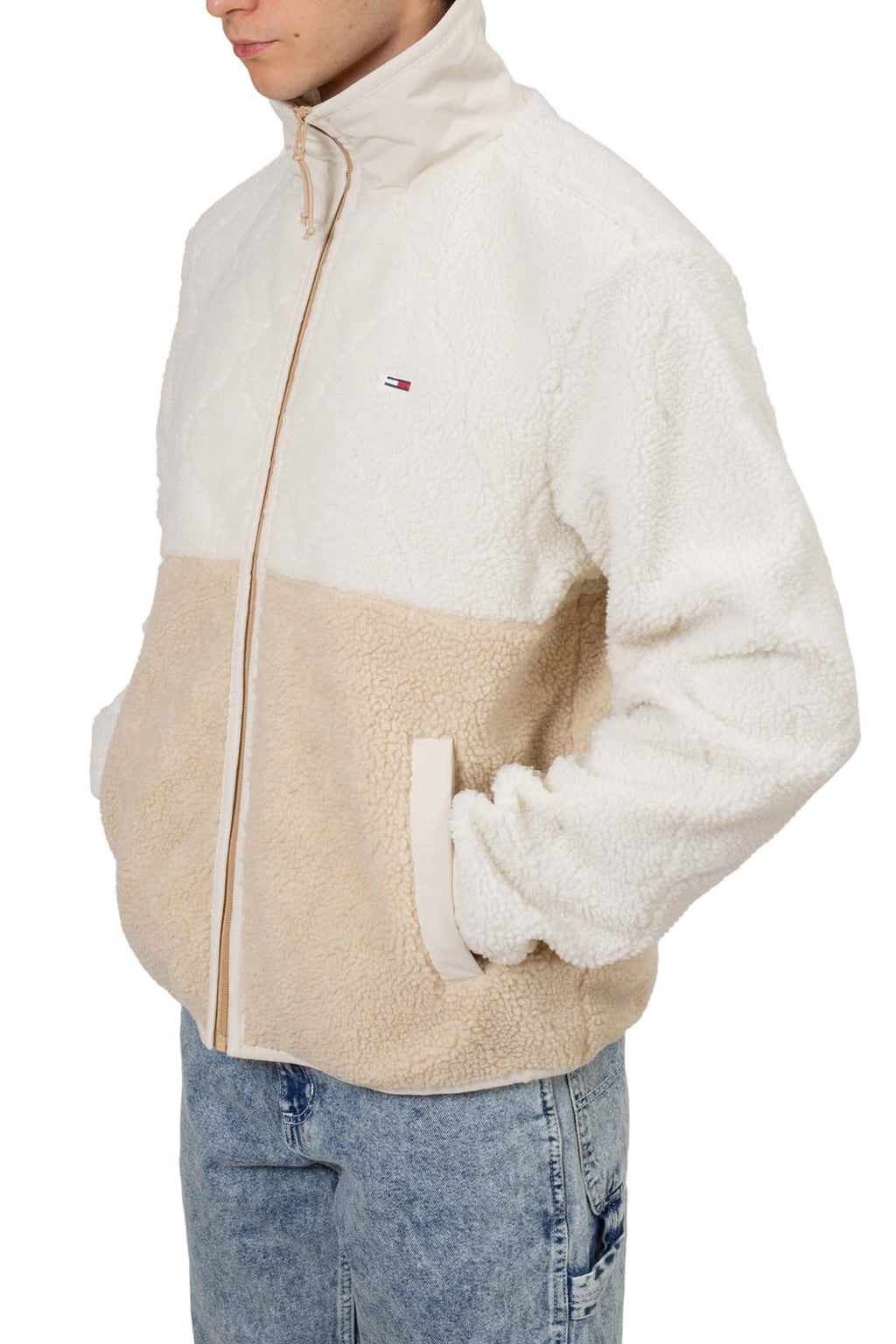 TOMMY JEANS - Men's relaxed jacket in quilted fleece