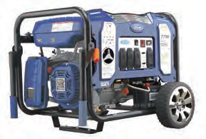 Ford 7750W Dual Fuel Inverter Generator with Electric Start – 120V/240V Portable Power Generator-2