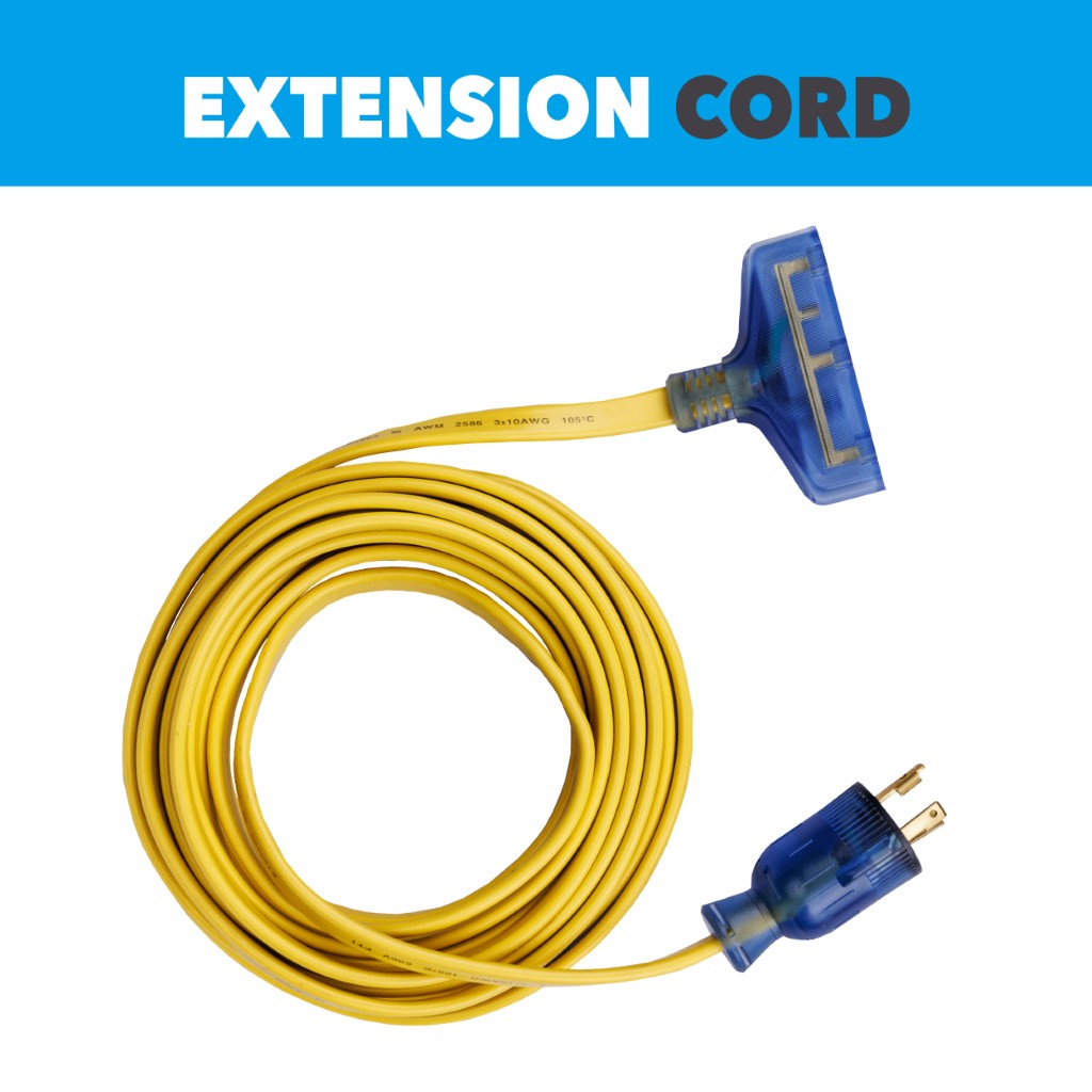 25 ft Generator Extension Cord – NEMA L5-30P to Triple 5-15R Heavy-Duty 30A Flat Power Distribution Cord-4