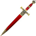 King Solomon Medieval Crusader Dagger Red-0