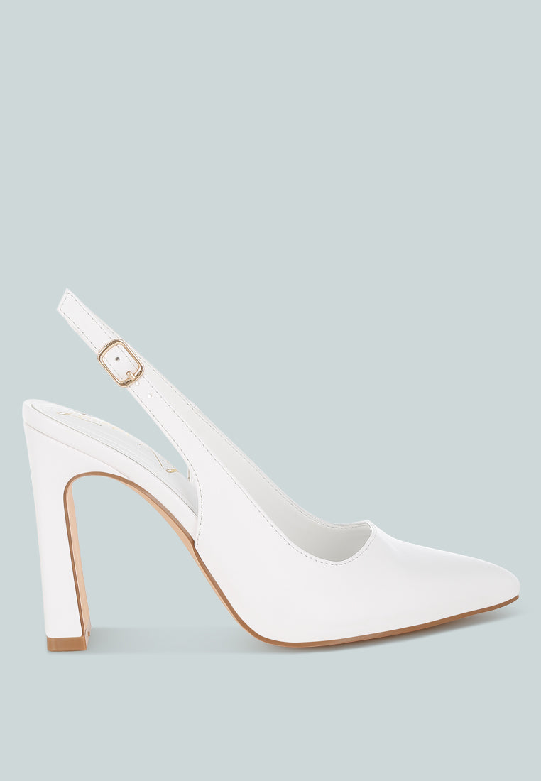 Sarka Pointy Toe Slingback Pumps