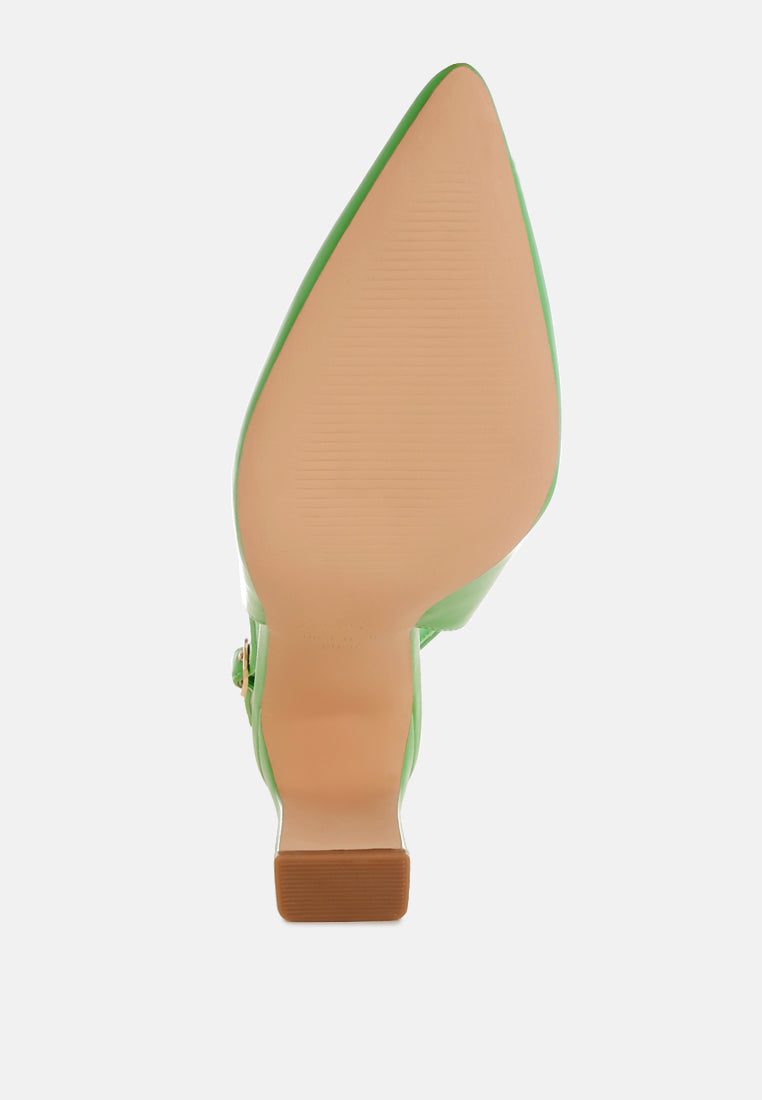 Sarka Pointy Toe Slingback Pumps