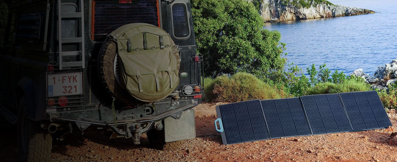 BLUETTI 100W Portable Solar Panel – Foldable Monocrystalline Solar Charger with MC4 Connectors-2