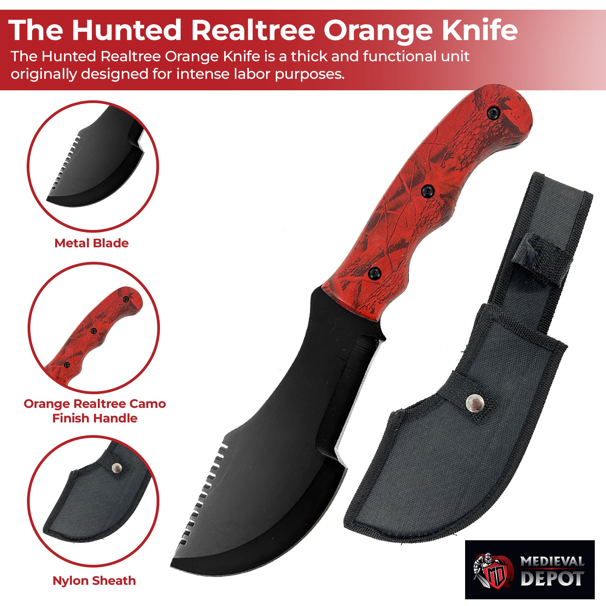 The Hunted Realtree Orange Knife-2