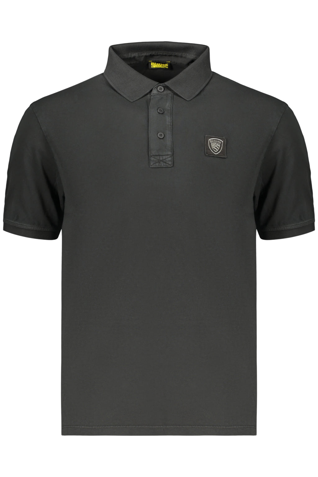 BLAUER APPAREL MEN'S SHORT-SLEEVE POLO SHIRT, BLACK-0