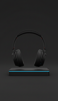 Matte Black Wireless Headphones