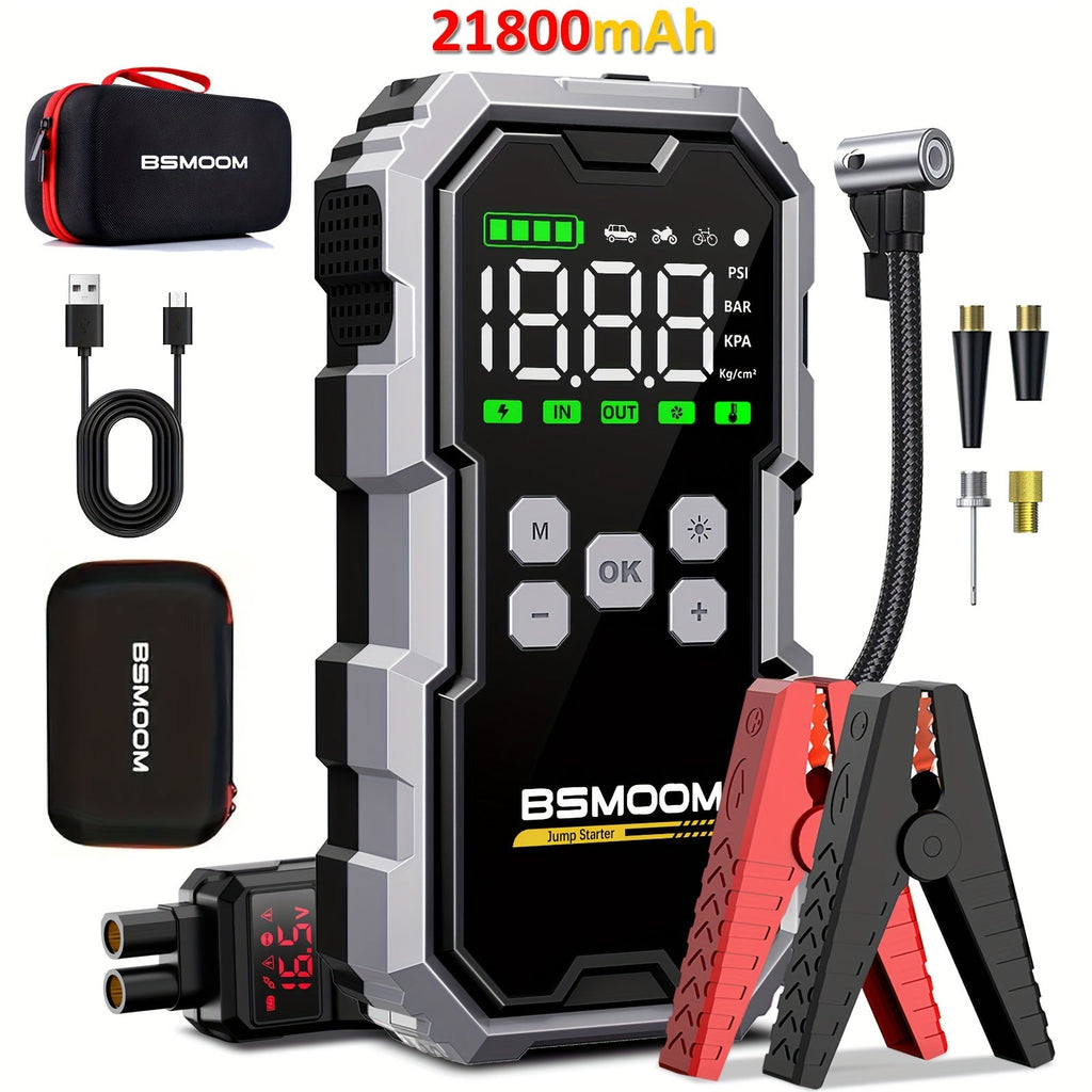 Cordless Car Jump Starter with Air Compressor-4