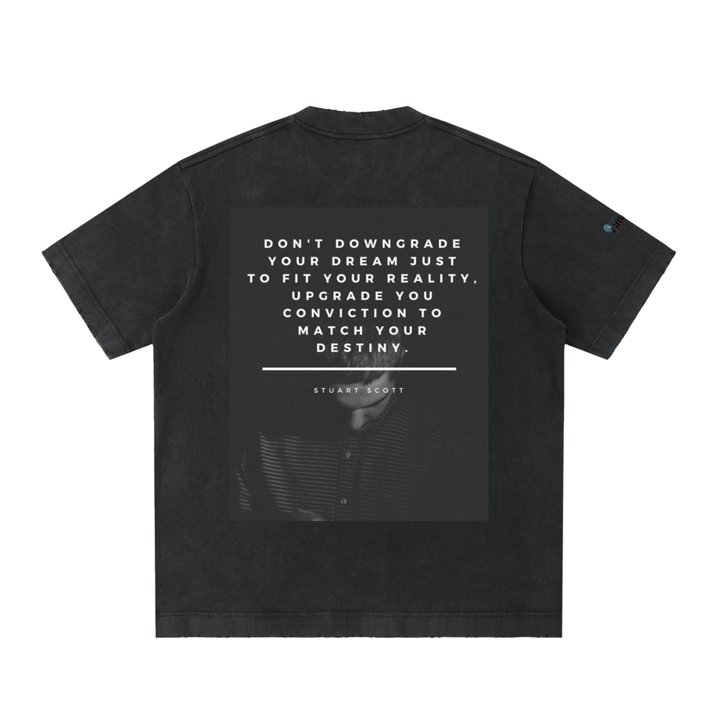 Heavyweight Vintage Washed Frayed T-Shirt