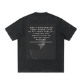 Heavyweight Vintage Washed Frayed T-Shirt