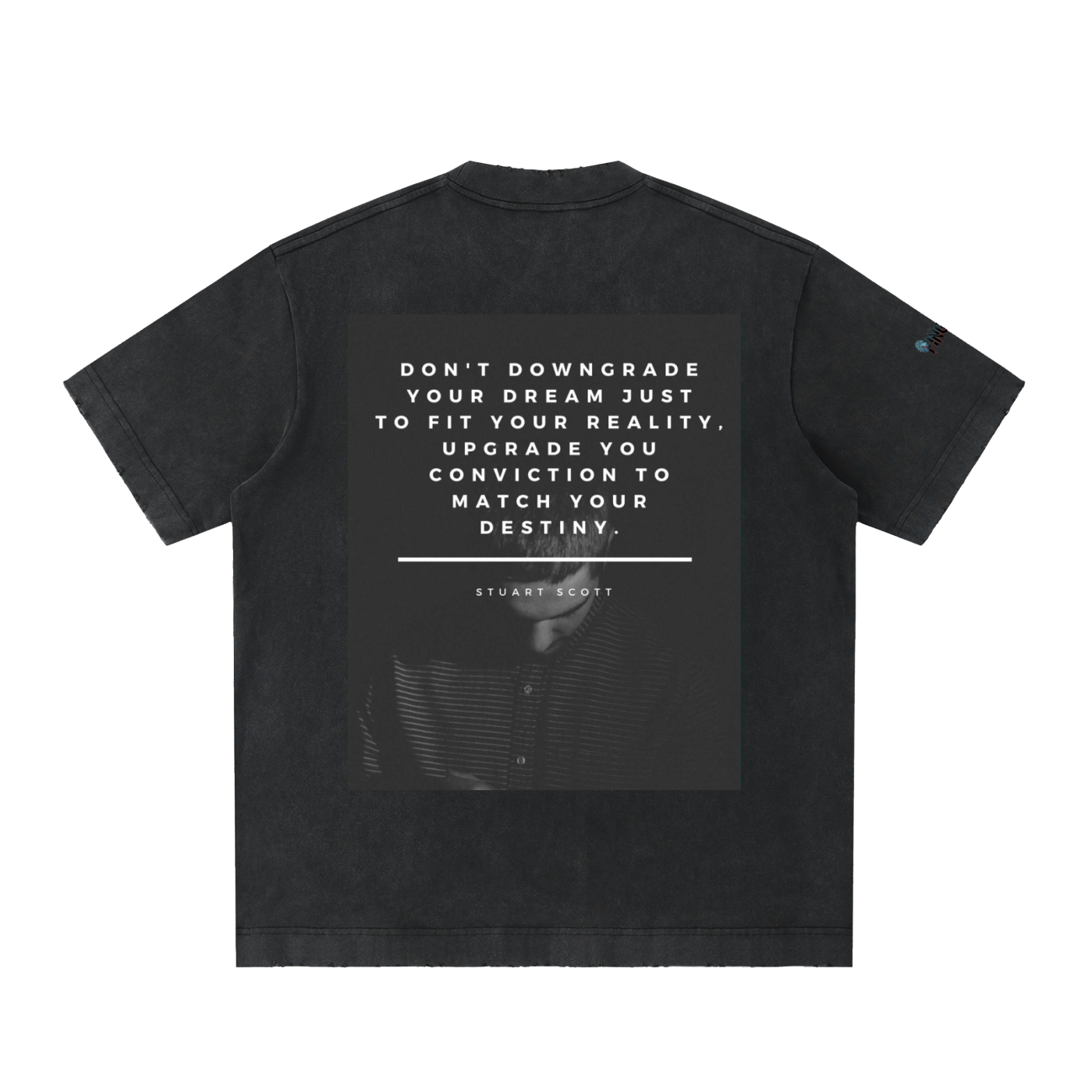 Heavyweight Vintage Washed Frayed T-Shirt