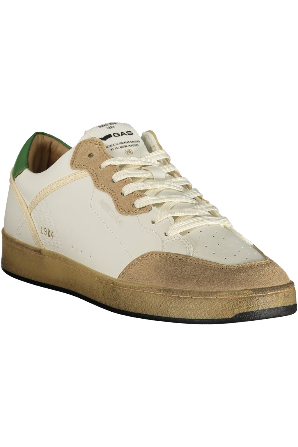 GAS MEN'S WHITE SPORTS FOOTWEAR-1