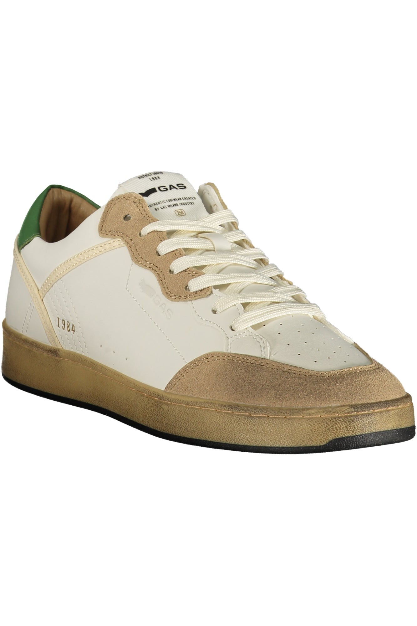 GAS MEN'S WHITE SPORTS FOOTWEAR-1